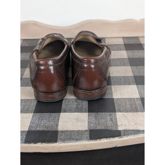 Cole Haan City Pinch Tassel Loafers Burgundy Men's Size 9 D - Picture 5 of 13